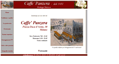 Desktop Screenshot of caffepanzera.it
