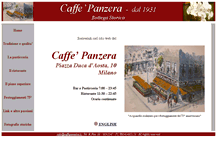 Tablet Screenshot of caffepanzera.it